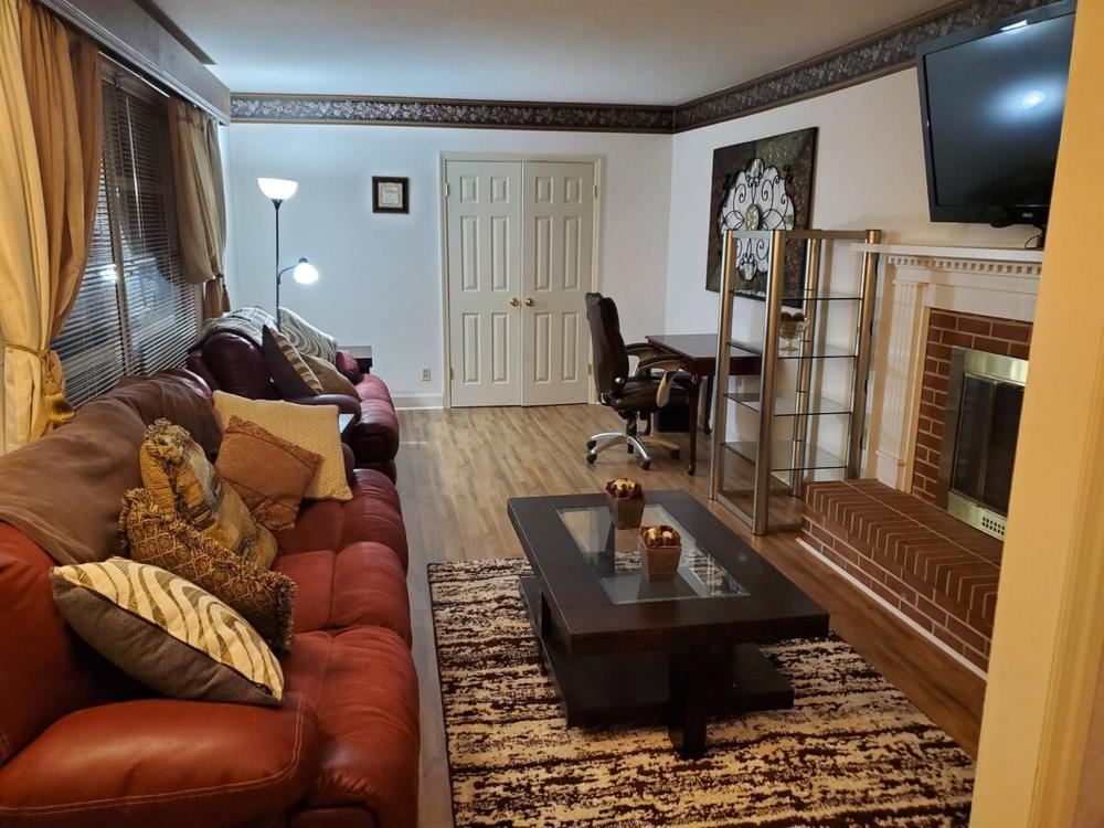 Central located large home on quiet wooded street