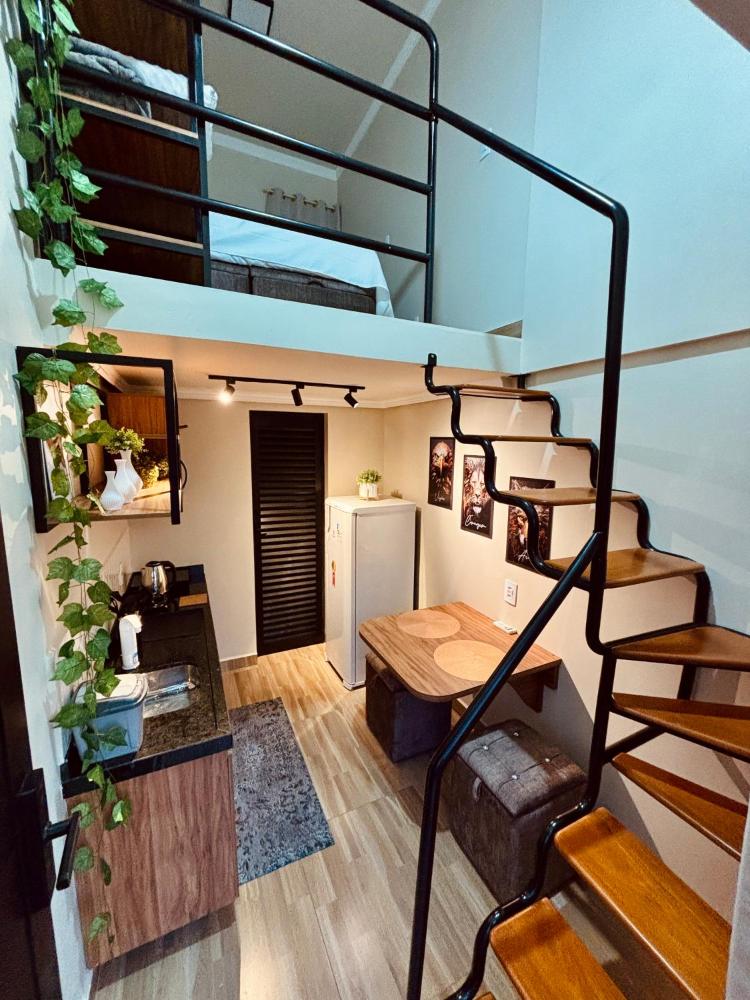 Loft novo, colchões com massagem, mobiliado e aconchegante