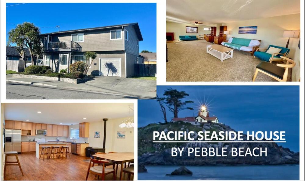 Pacific Seaside House by Pebble Beach & Redwoods