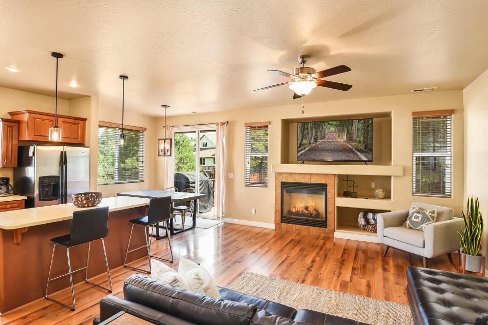 Pine Mountain Trail Pool Table Dog Family Fun in Flagstaff